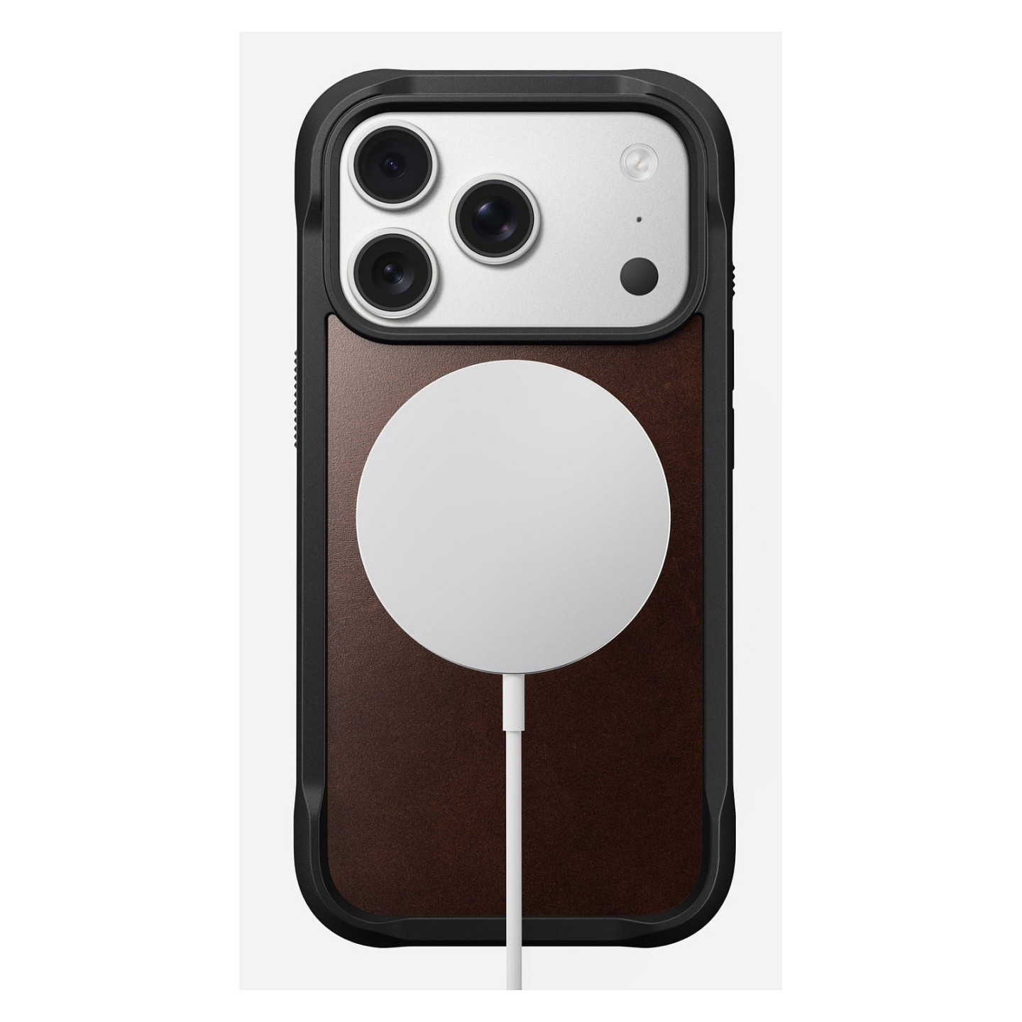 Nomad Rugged Leather Case iPhone 17 Pro Rustic Brown Horween — Buy in Cyprus with Fast Delivery