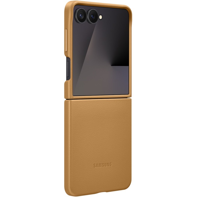 Buy Samsung Kindsuit Case - Galaxy Flip7 - Camel Brown Protective Cover in Cyprus, Nicosia, Limassol, Larnaka, Pafos