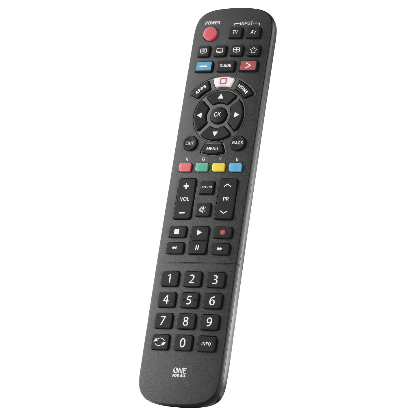 One for all Panasonic TV-Ersatzfernbedienung (schwarz) — Buy in Cyprus with Fast Delivery