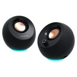 Creative Labs Pebble Pro (schwarz. Klinke. USB-A C. Bluetooth. Digitalverstrker. RGB-Beleuchtung)