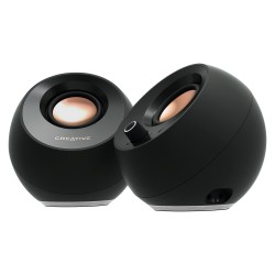 Creative Labs Pebble Pro (schwarz. Klinke. USB-A C. Bluetooth. Digitalverstrker. RGB-Beleuchtung)