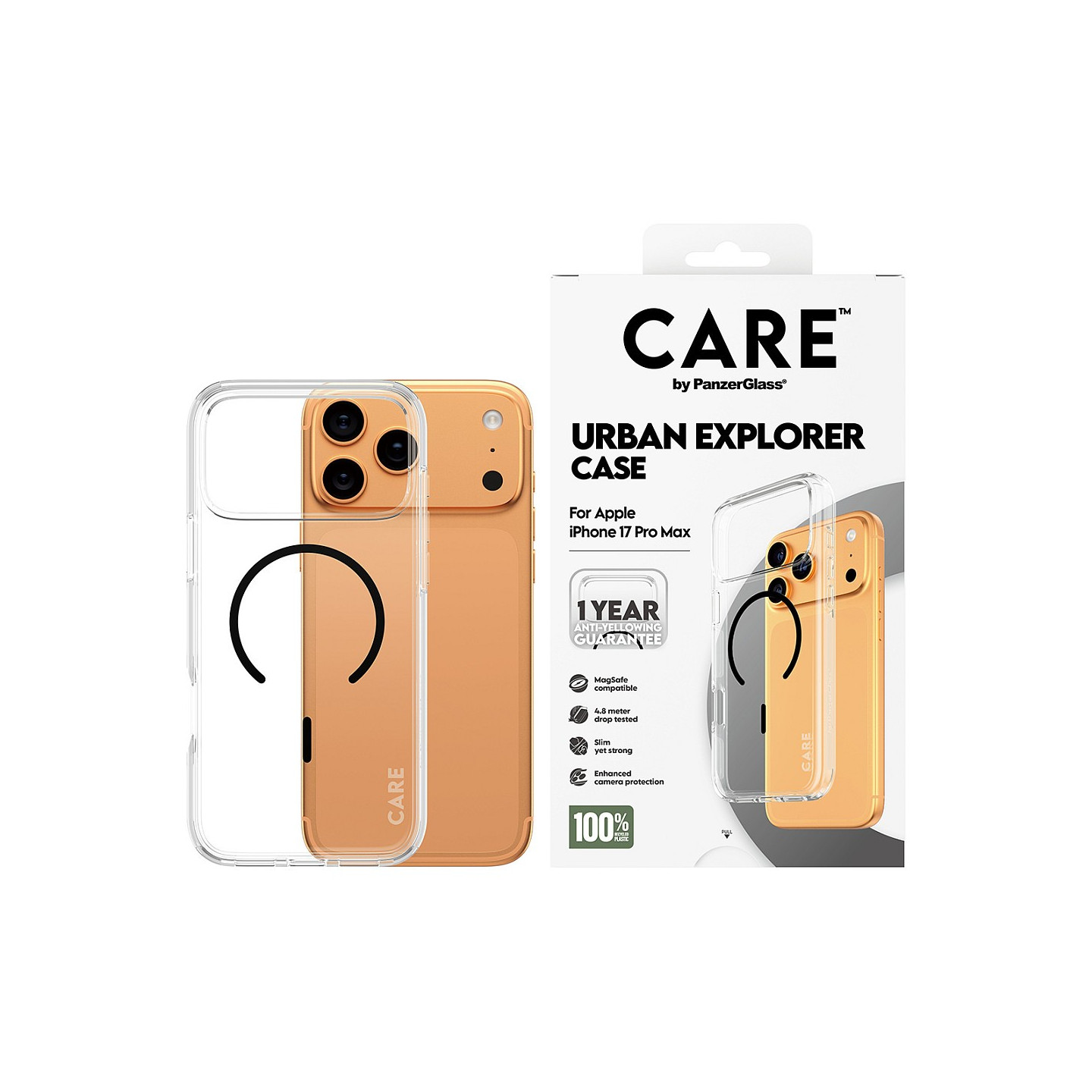 Panzerglass CARE BY FLAGSHIP CASE TRANSPARE — Buy in Cyprus with Fast Delivery