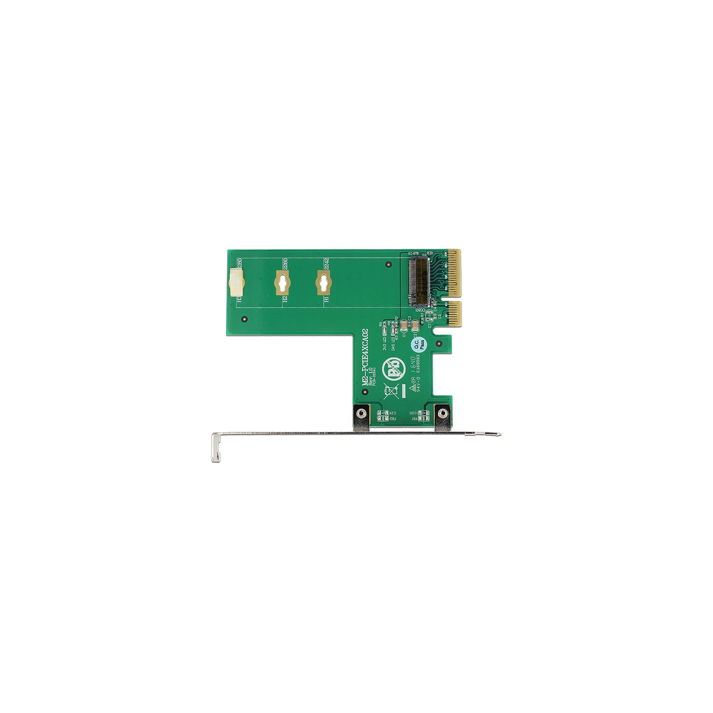 PCI Express x4 Karte to 1 x intern NVMe M.2 Key M - Querformat — Buy in Cyprus with Fast Delivery