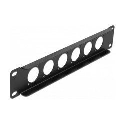 Delock 10? D-Typ Patchpanel 6 Port schwarz — Buy in Cyprus with Fast Delivery