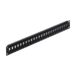 Delock 19? Keystone Patchpanel 24 Port drehbar schwarz — Buy in Cyprus with Fast Delivery