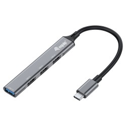 Equip USB-Hub 4-Port 3.0 C- to 1x3.0 3x2.0 5Gbps o.Netzteil gr — Buy in Cyprus with Fast Delivery