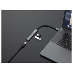 Equip USB-Hub 4-Port 3.0 C- to 1x3.0 3x2.0 5Gbps o.Netzteil gr — Buy in Cyprus with Fast Delivery