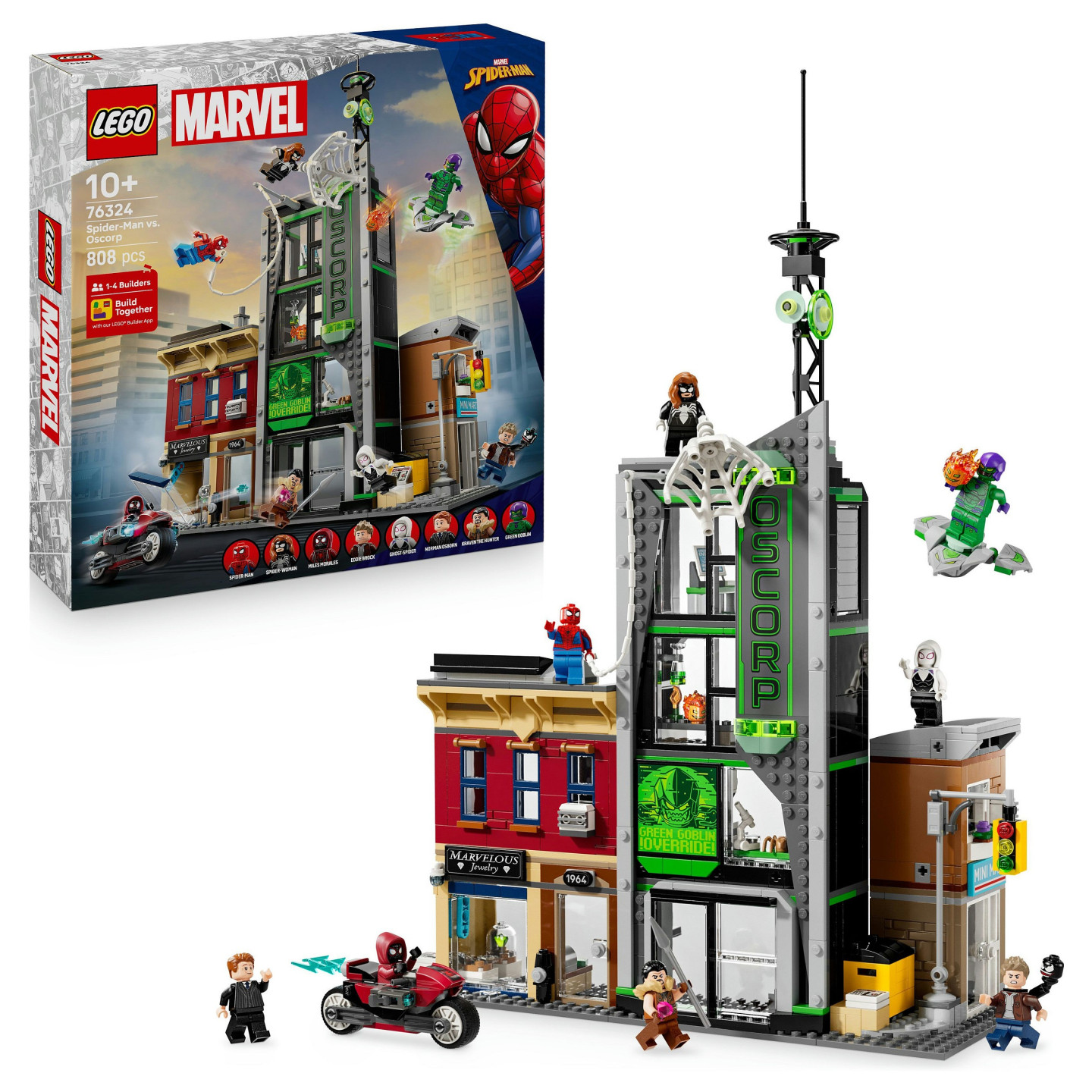 LEGO 76324 Marvel Super Heroes Spider-Man vs. Oscorp — Buy in Cyprus with Fast Delivery
