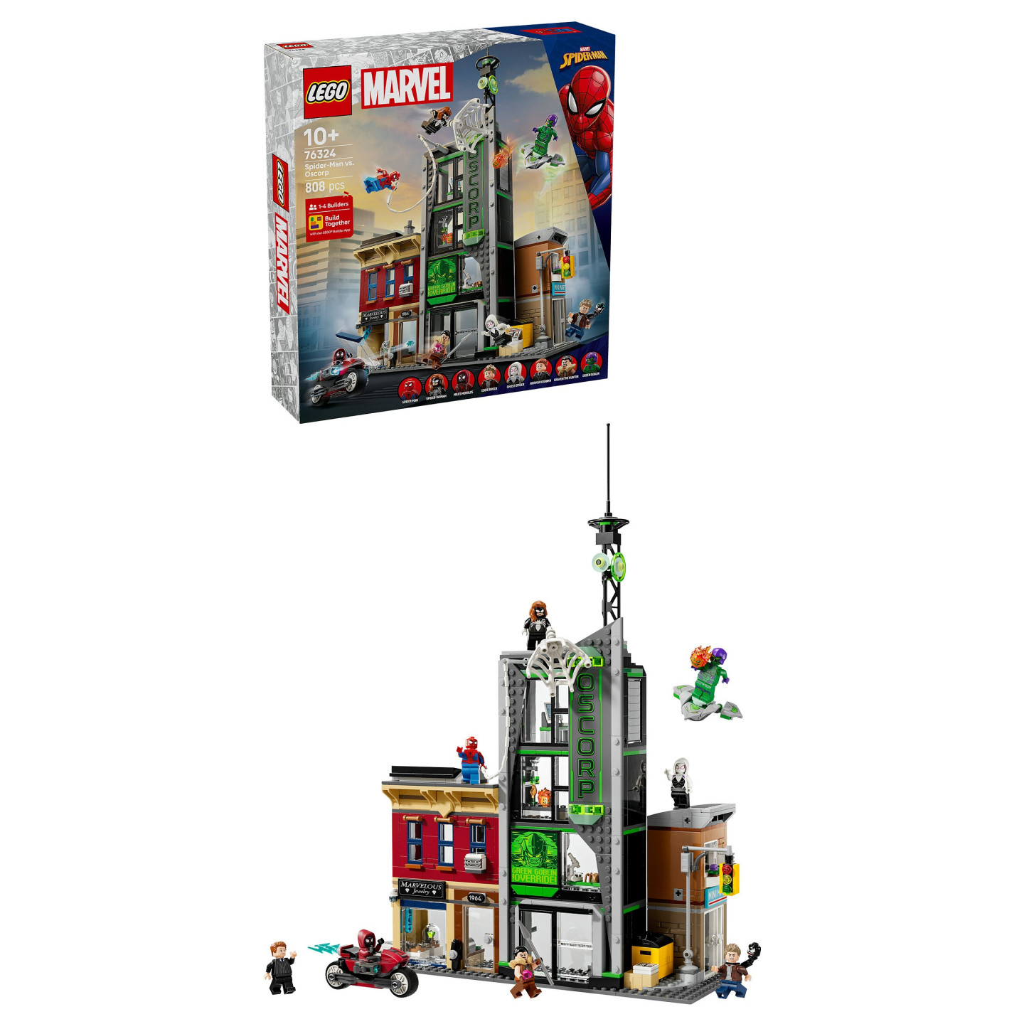 LEGO 76324 Marvel Super Heroes Spider-Man vs. Oscorp — Buy in Cyprus with Fast Delivery