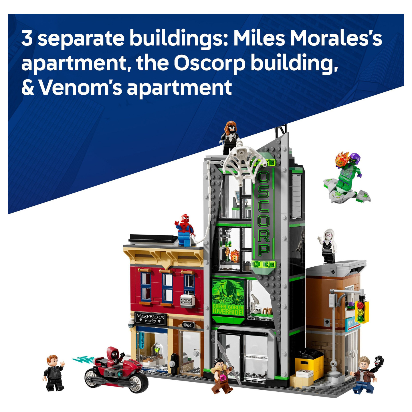 LEGO 76324 Marvel Super Heroes Spider-Man vs. Oscorp — Buy in Cyprus with Fast Delivery