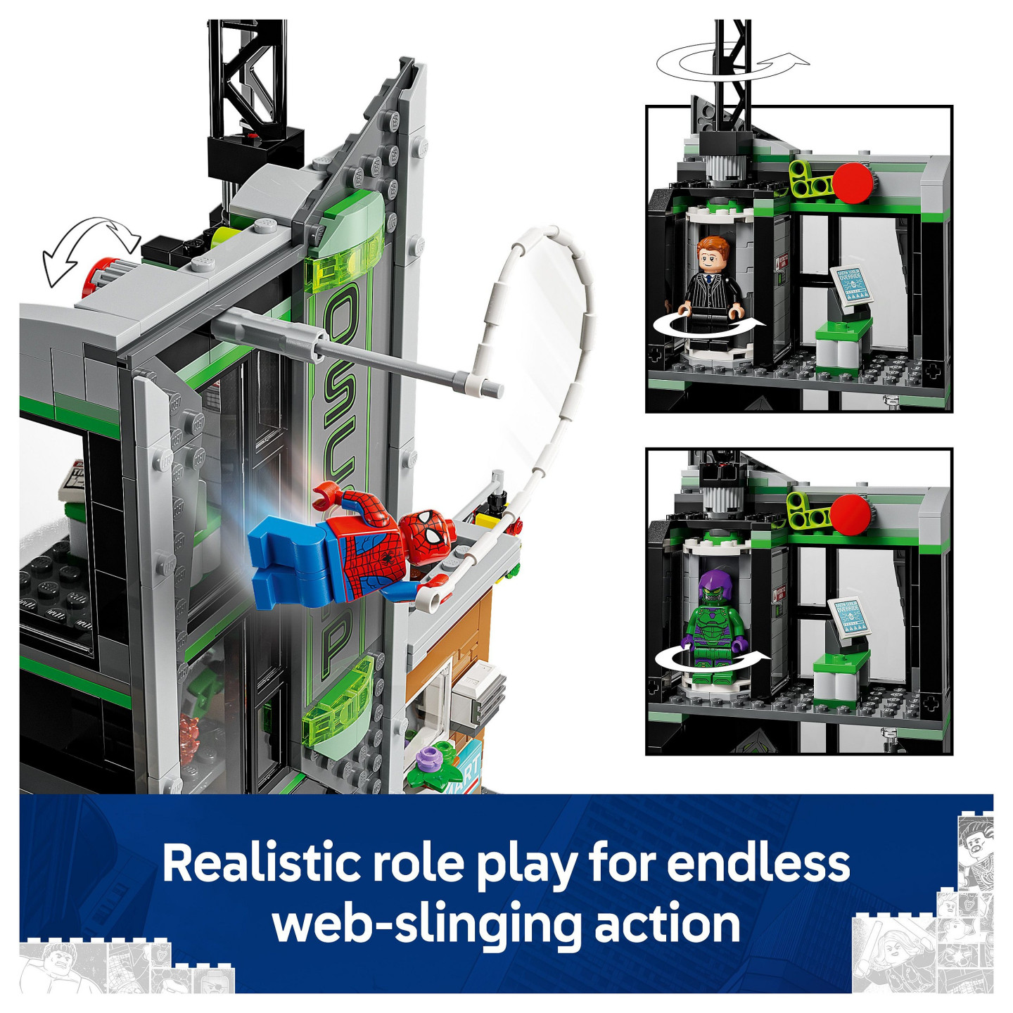 LEGO 76324 Marvel Super Heroes Spider-Man vs. Oscorp — Buy in Cyprus with Fast Delivery