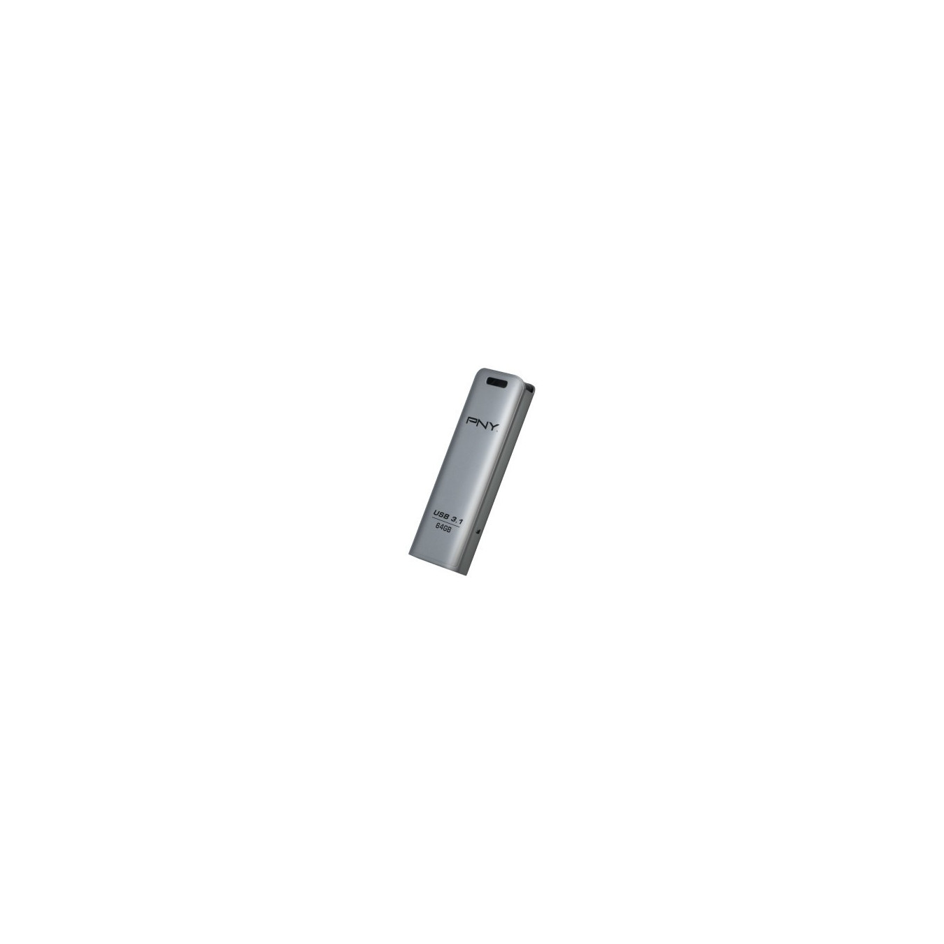 PNY Elite Steel USB 3.2 Gen1 Flash Drive - FD64GESTEEL31G-EF - 64GB, Stainless Steel, Slide — Buy in Cyprus with Fast Delivery