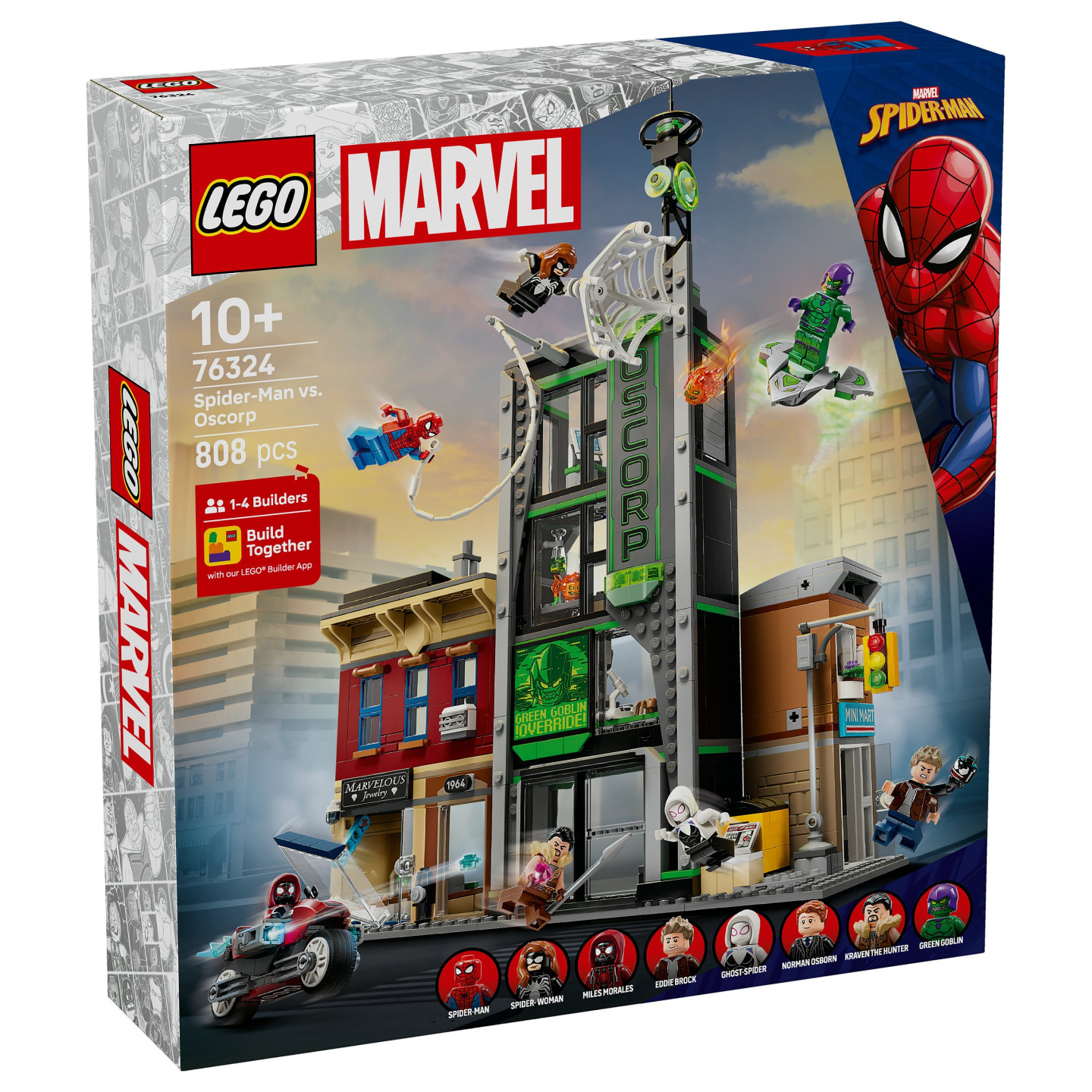 LEGO 76324 Marvel Super Heroes Spider-Man vs. Oscorp — Buy in Cyprus with Fast Delivery