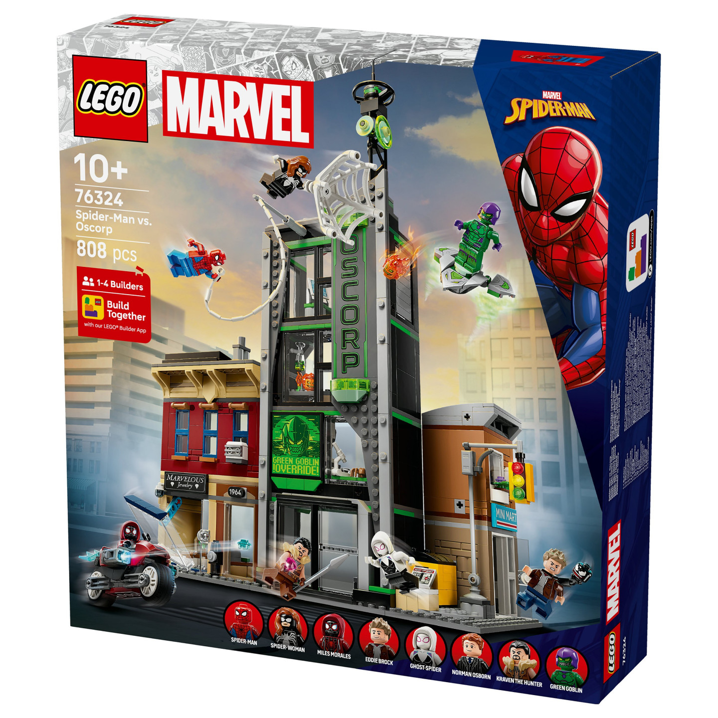 LEGO 76324 Marvel Super Heroes Spider-Man vs. Oscorp — Buy in Cyprus with Fast Delivery