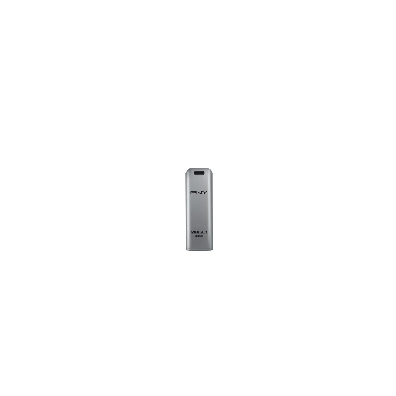 PNY Elite Steel USB 3.2 Gen1 Flash Drive - FD64GESTEEL31G-EF - 64GB, Stainless Steel, Slide — Buy in Cyprus with Fast Delivery