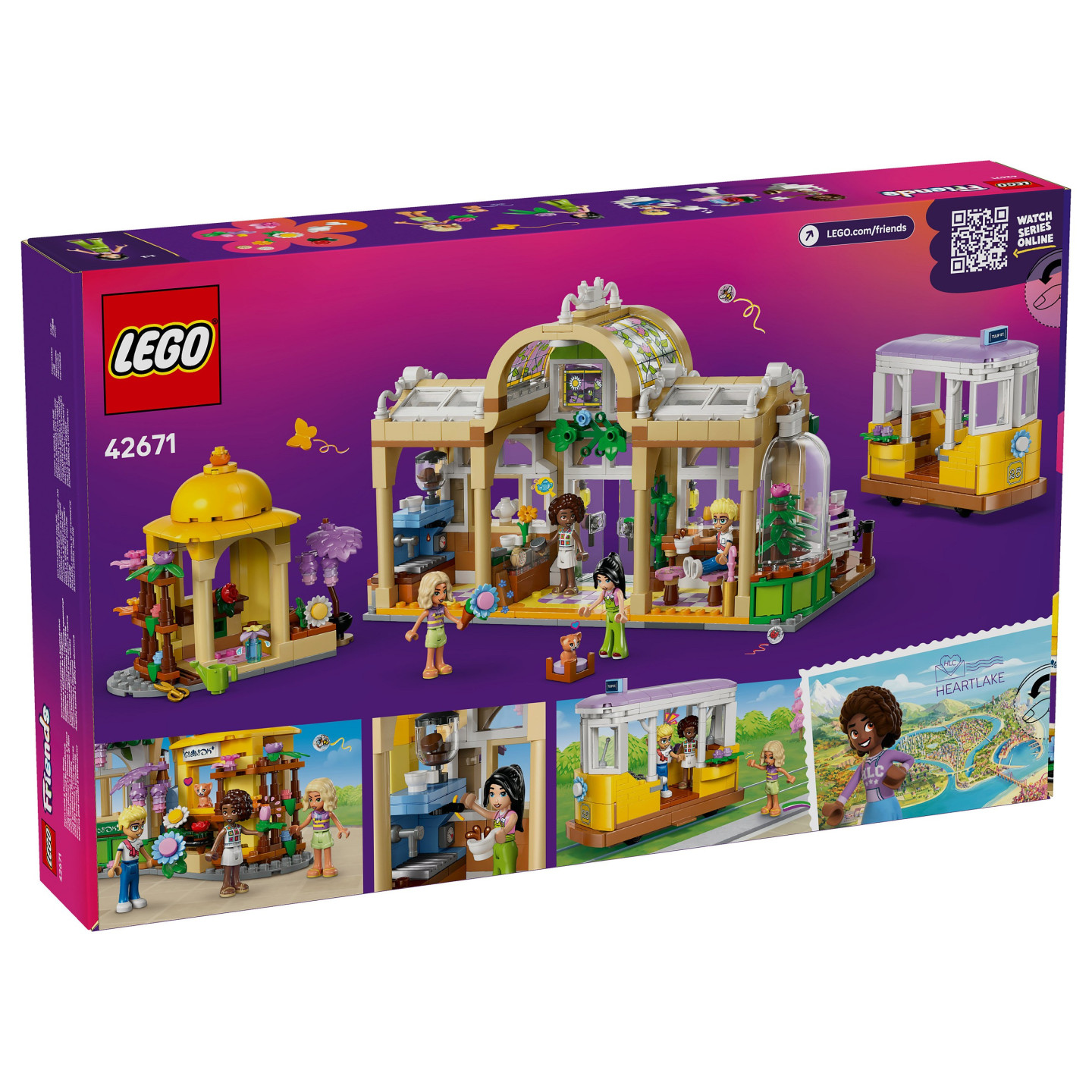 LEGO 42671 Friends Pflanzencaf und Blumenkiosk — Buy in Cyprus with Fast Delivery