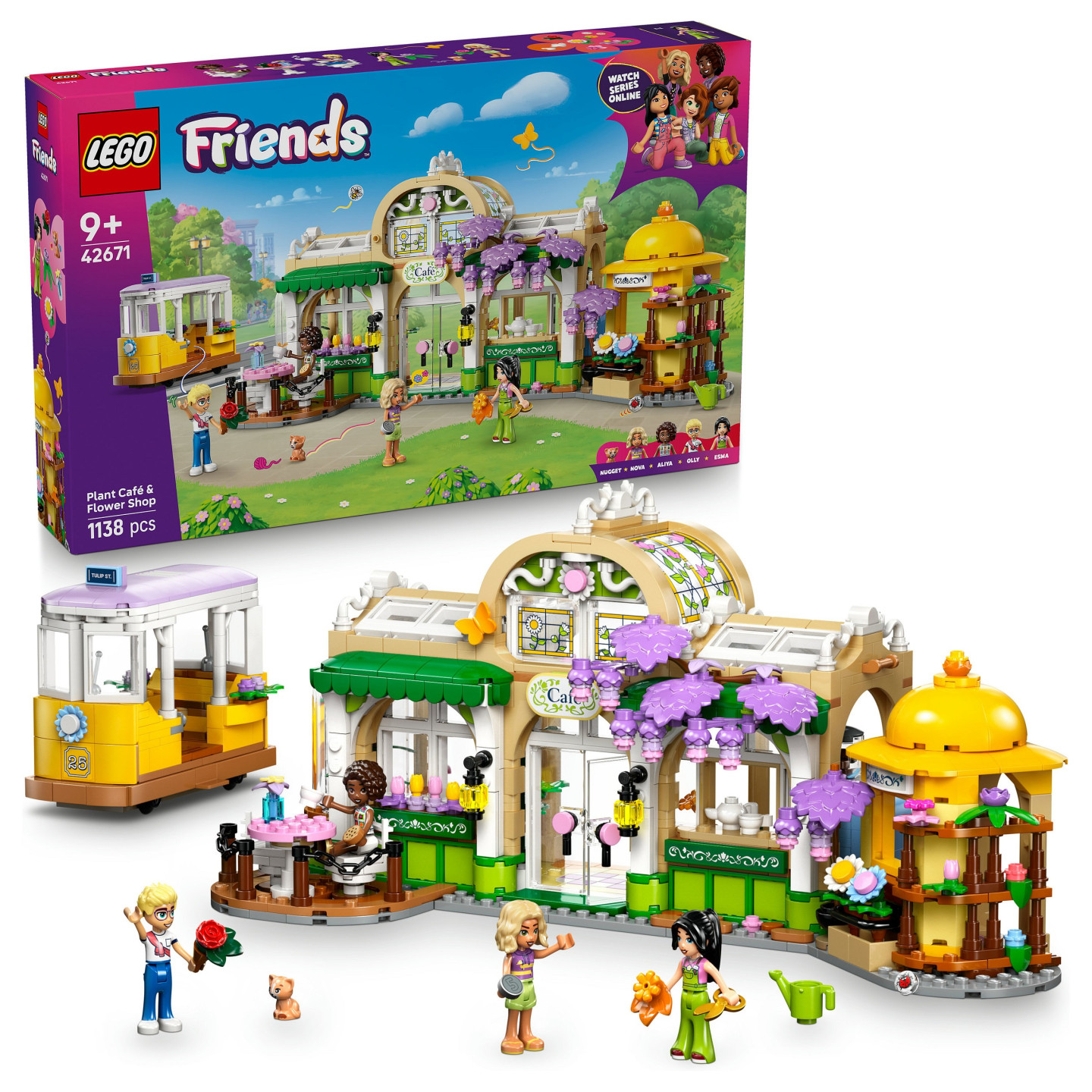LEGO 42671 Friends Pflanzencaf und Blumenkiosk — Buy in Cyprus with Fast Delivery