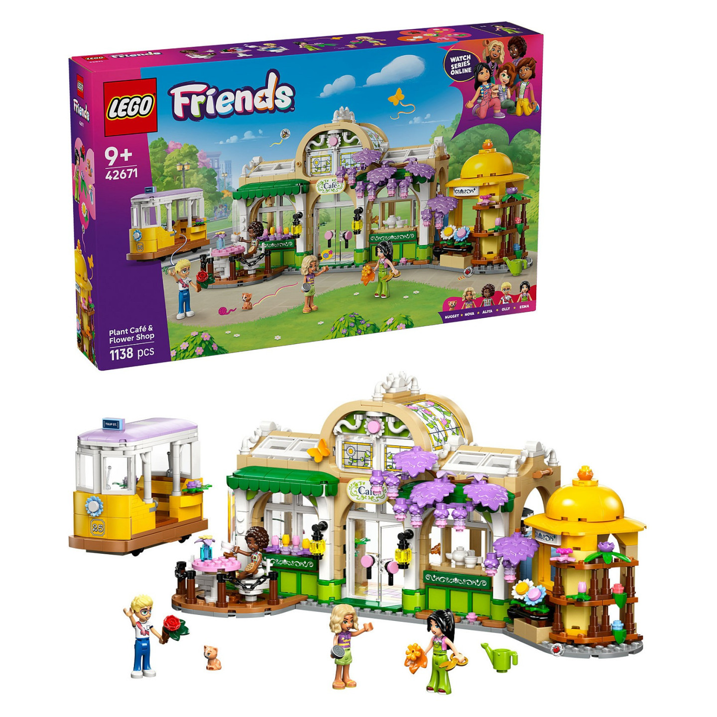 LEGO 42671 Friends Pflanzencaf und Blumenkiosk — Buy in Cyprus with Fast Delivery