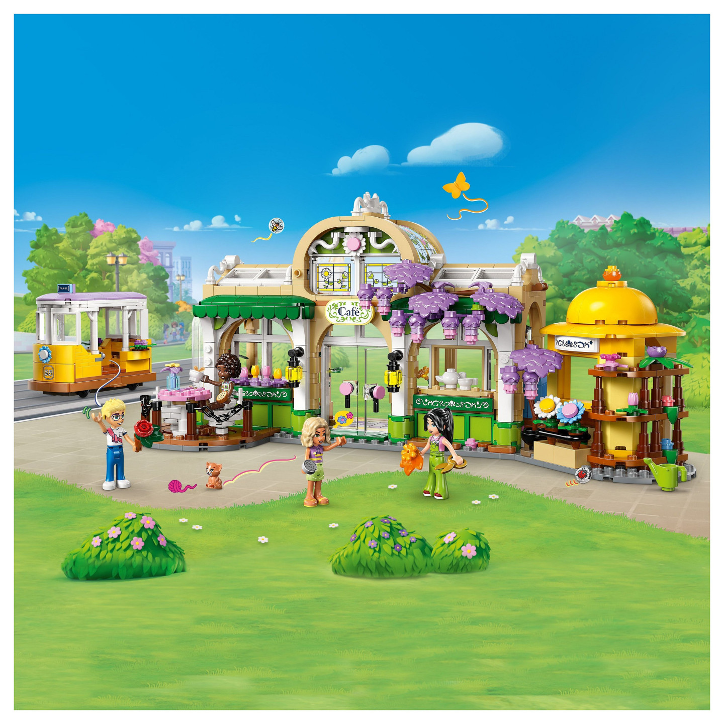 LEGO 42671 Friends Pflanzencaf und Blumenkiosk — Buy in Cyprus with Fast Delivery