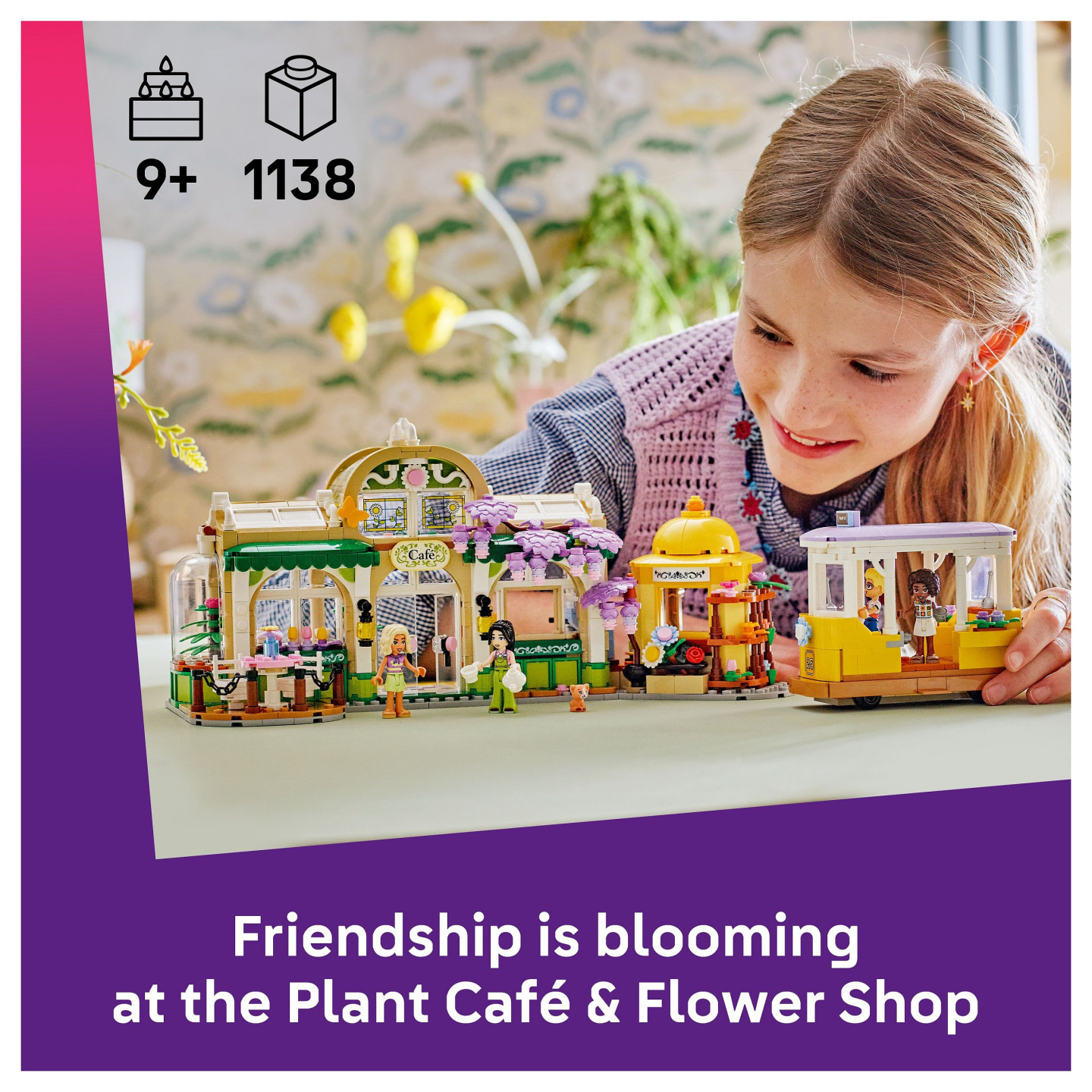 LEGO 42671 Friends Pflanzencaf und Blumenkiosk — Buy in Cyprus with Fast Delivery