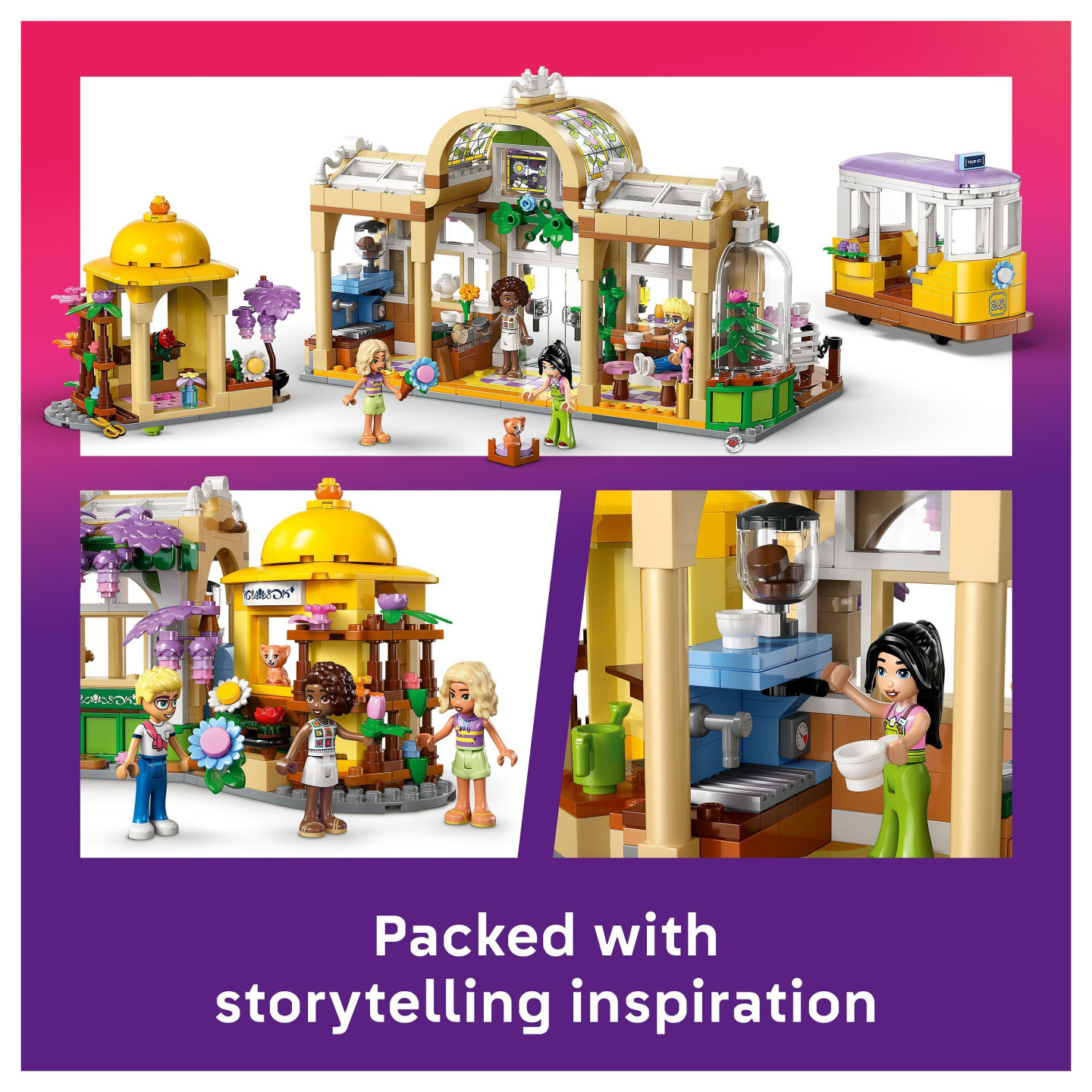 LEGO 42671 Friends Pflanzencaf und Blumenkiosk — Buy in Cyprus with Fast Delivery