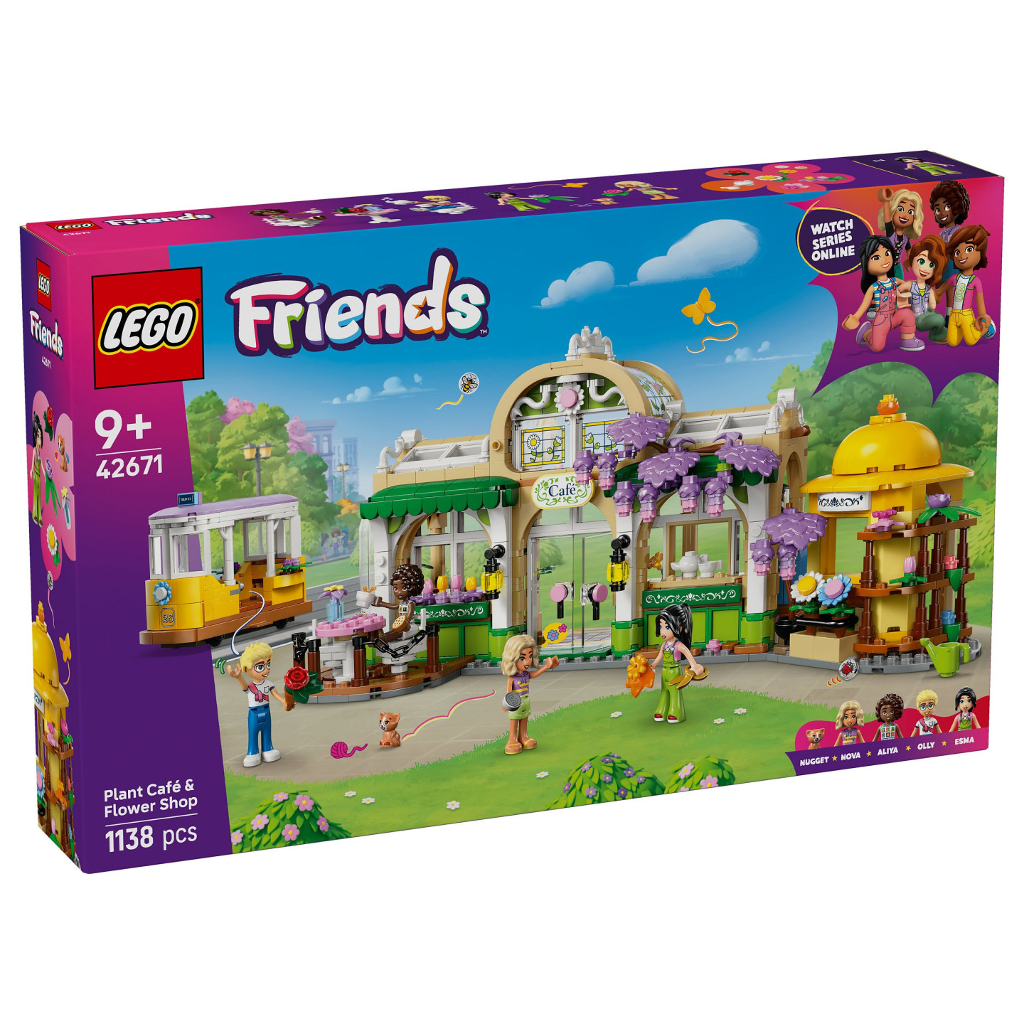 LEGO 42671 Friends Pflanzencaf und Blumenkiosk — Buy in Cyprus with Fast Delivery