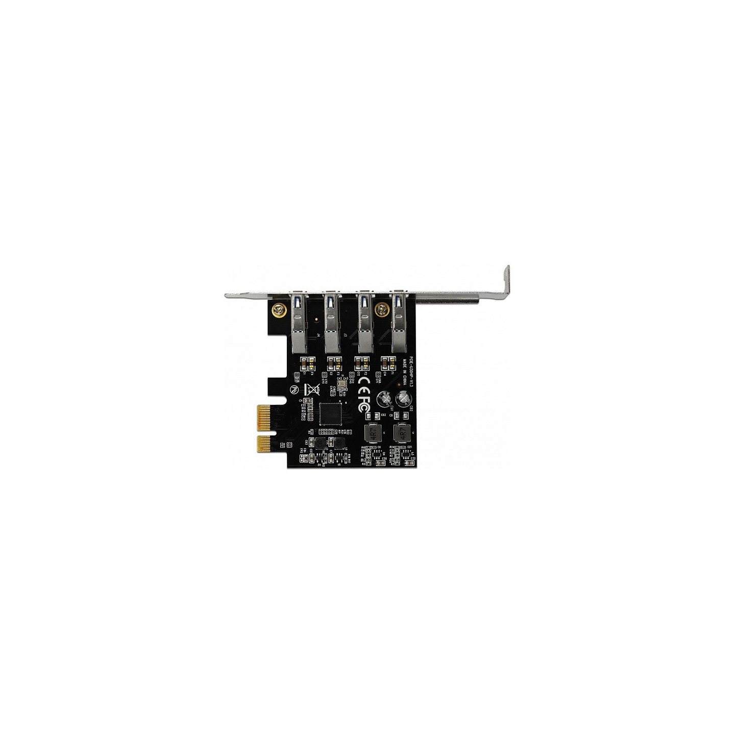 USB 5 Gbps PCI Express x1 Karte mit 4 x externen Typ-A Buchsen — Buy in Cyprus with Fast Delivery