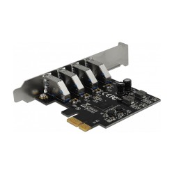 USB 5 Gbps PCI Express x1 Karte mit 4 x externen Typ-A Buchsen — Buy in Cyprus with Fast Delivery