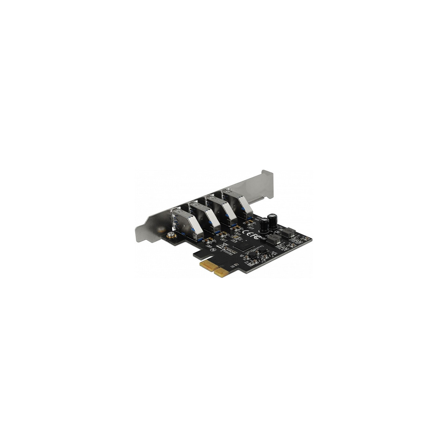 USB 5 Gbps PCI Express x1 Karte mit 4 x externen Typ-A Buchsen — Buy in Cyprus with Fast Delivery
