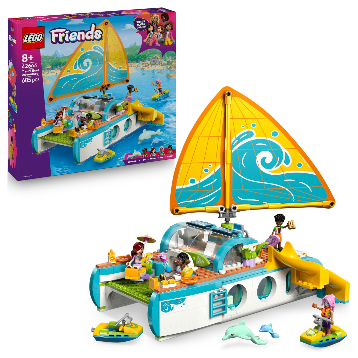 LEGO 42664 Friends Segelabenteuer — Buy in Cyprus with Fast Delivery