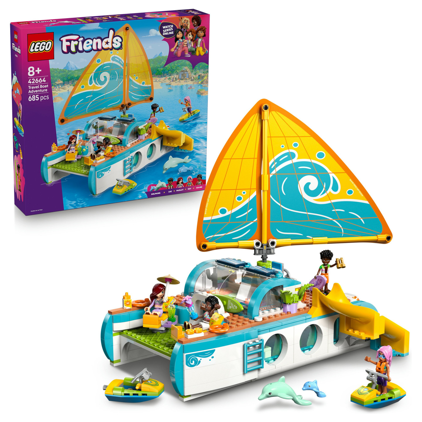 LEGO 42664 Friends Segelabenteuer — Buy in Cyprus with Fast Delivery