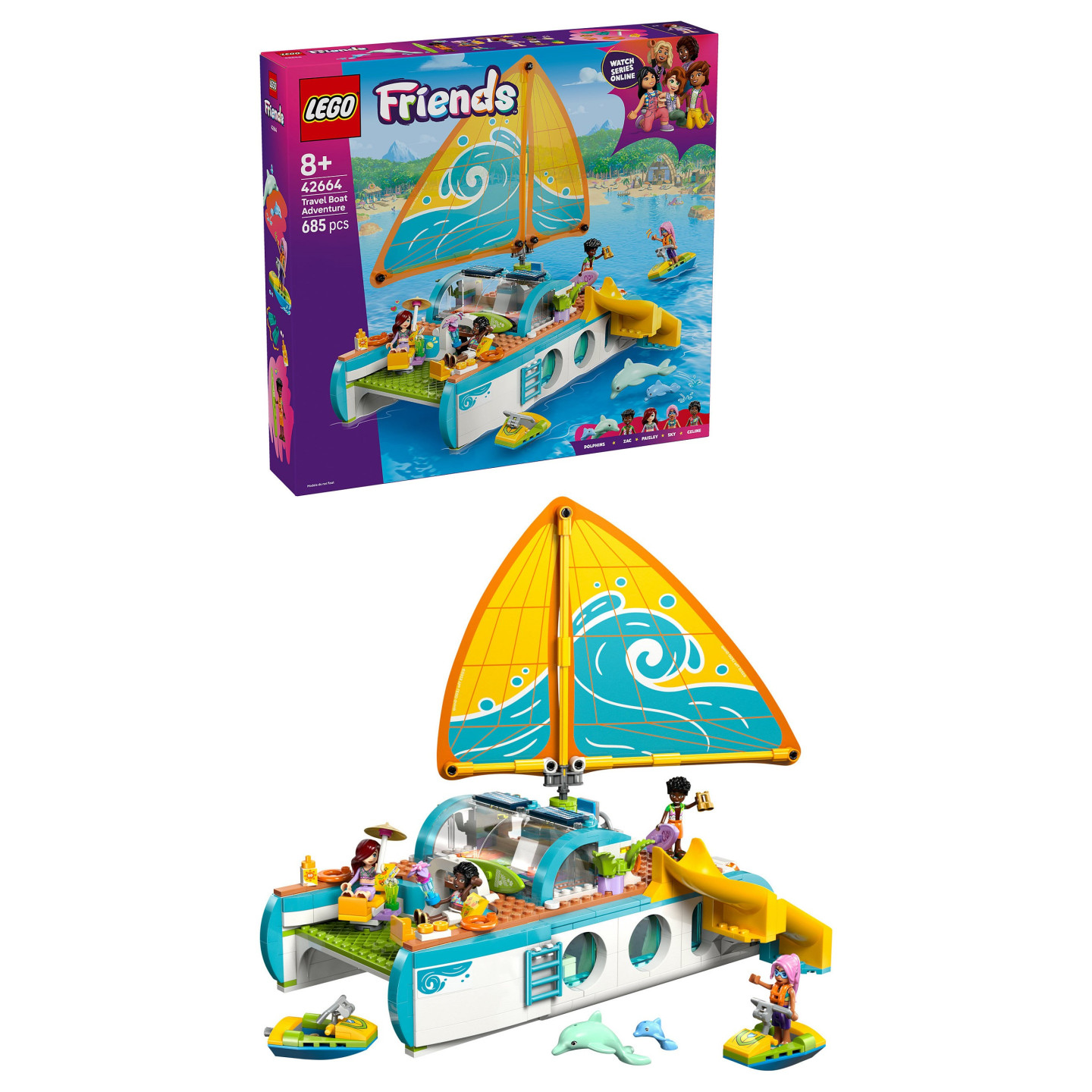 LEGO 42664 Friends Segelabenteuer — Buy in Cyprus with Fast Delivery