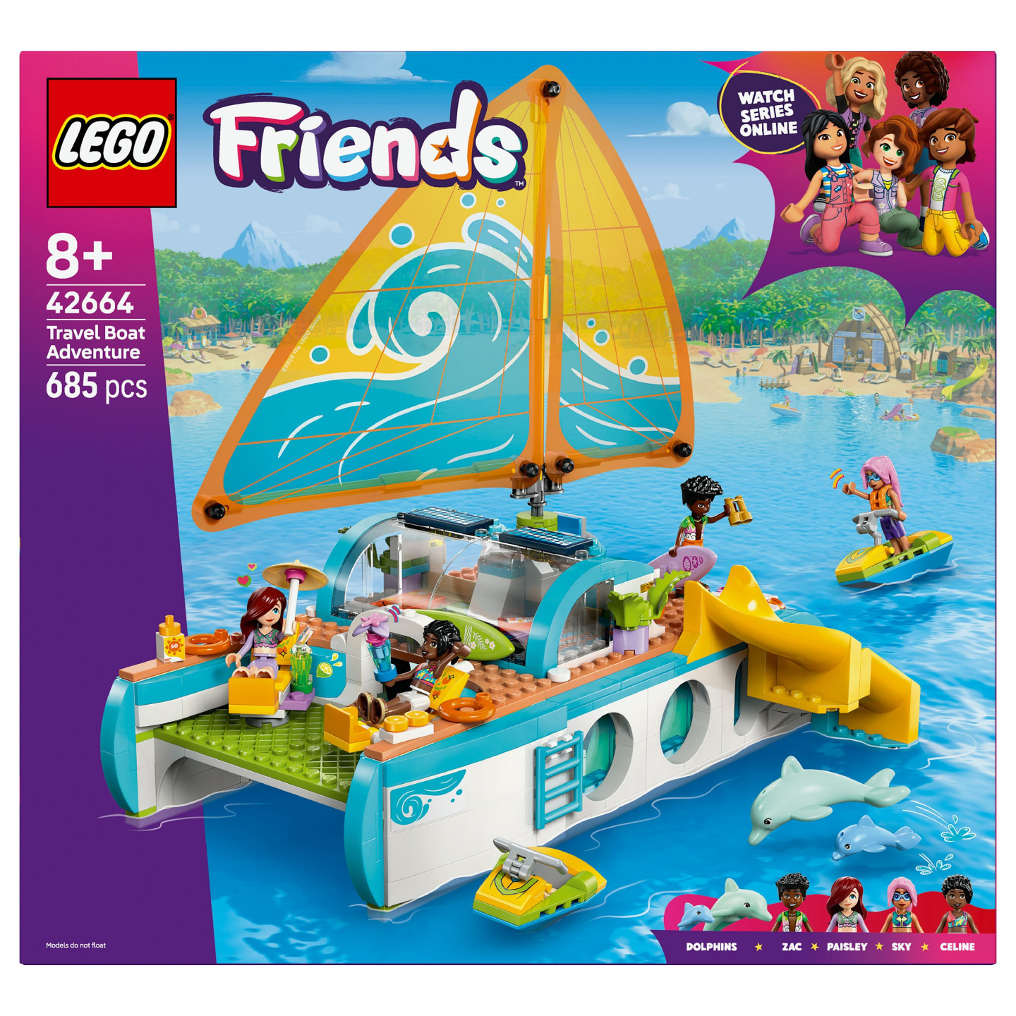 LEGO 42664 Friends Segelabenteuer — Buy in Cyprus with Fast Delivery