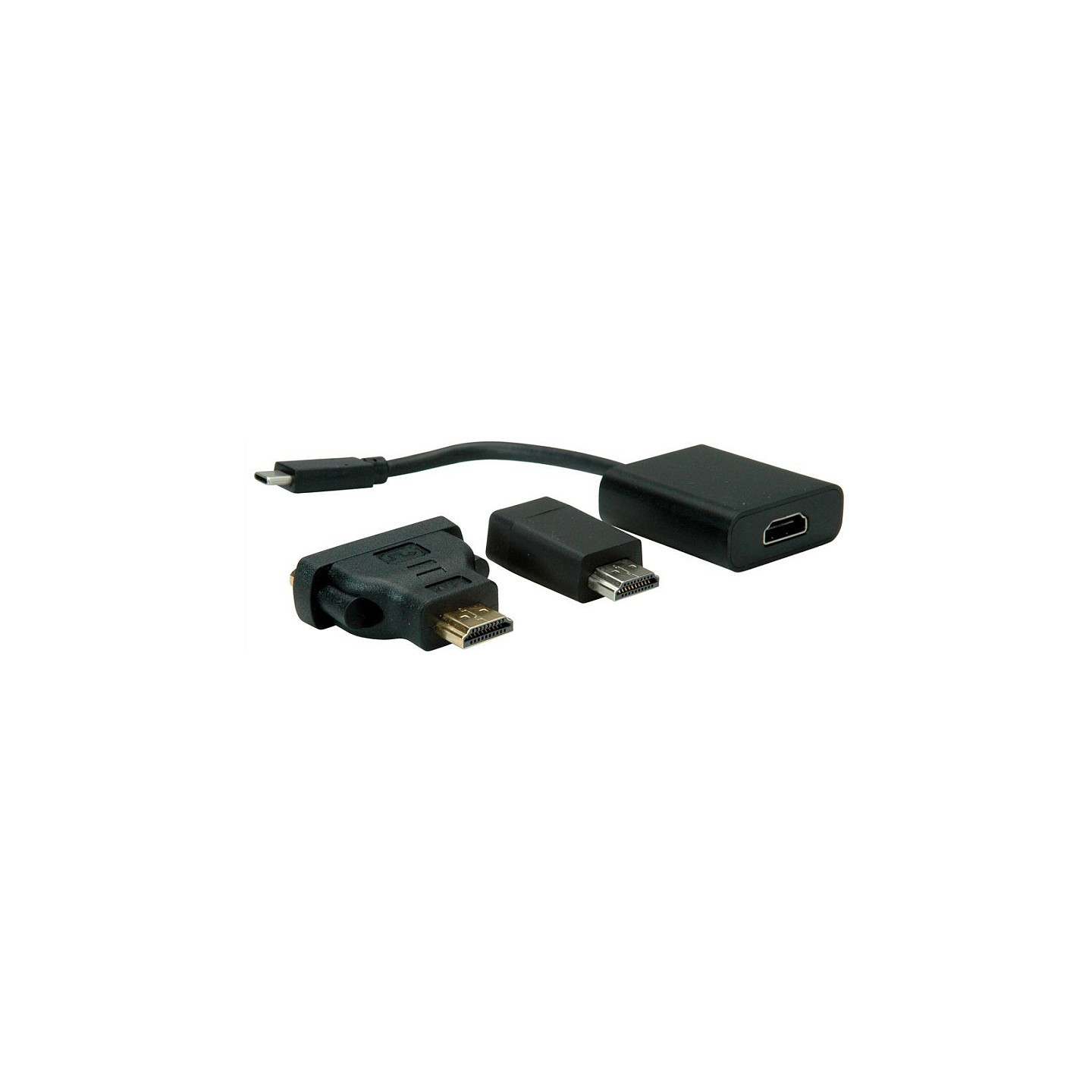 VALUE Display Adapter USB Typ C - VGA + HDMI + DVI — Buy in Cyprus with Fast Delivery