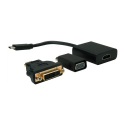 VALUE Display Adapter USB Typ C - VGA + HDMI + DVI — Buy in Cyprus with Fast Delivery