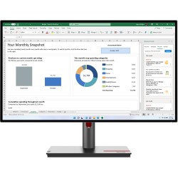 Buy Lenovo ThinkVision P27h-30 - 27in QHD (2560x1440) IPS - USB-C & DisplayPort,... in Cyprus, Nicosia, Limassol, Larnaka, Pafos