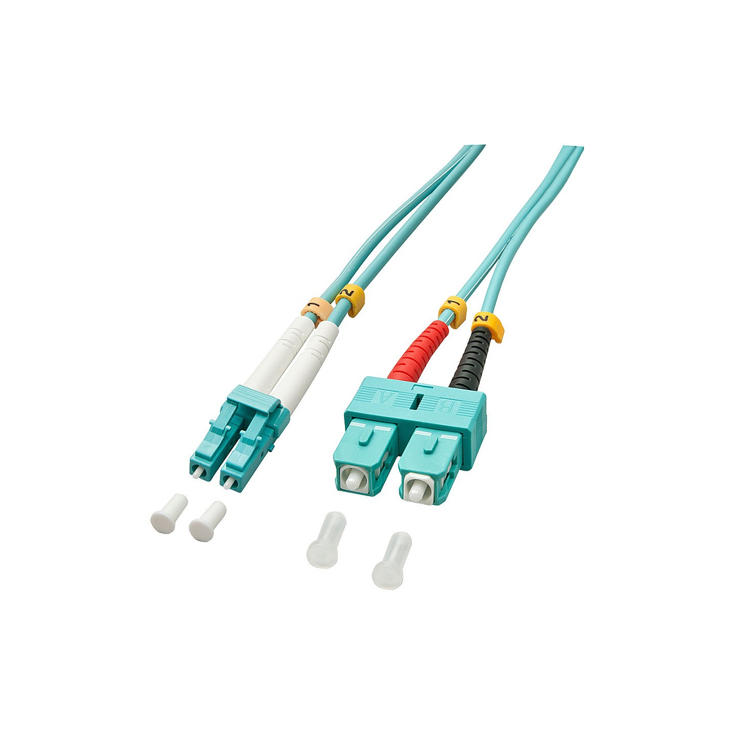 LINDY LWL-Duplexkabel LC SC OM3 2m 50 125æm Multimode — Buy in Cyprus with Fast Delivery