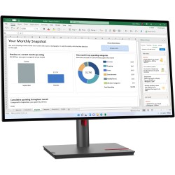 Buy Lenovo ThinkVision P27h-30 - 27in QHD (2560x1440) IPS - USB-C & DisplayPort,... in Cyprus, Nicosia, Limassol, Larnaka, Pafos
