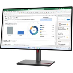 Buy Lenovo ThinkVision P27h-30 - 27in QHD (2560x1440) IPS - USB-C & DisplayPort,... in Cyprus, Nicosia, Limassol, Larnaka, Pafos