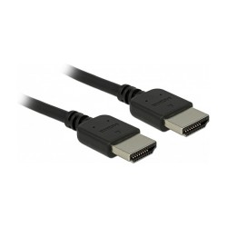 DeLock HDMI (ST-ST) 2m Anschlusskabel 4K 60Hz Schwarz — Buy in Cyprus with Fast Delivery