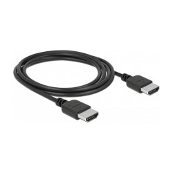 DeLock HDMI (ST-ST) 2m Anschlusskabel 4K 60Hz Schwarz — Buy in Cyprus with Fast Delivery