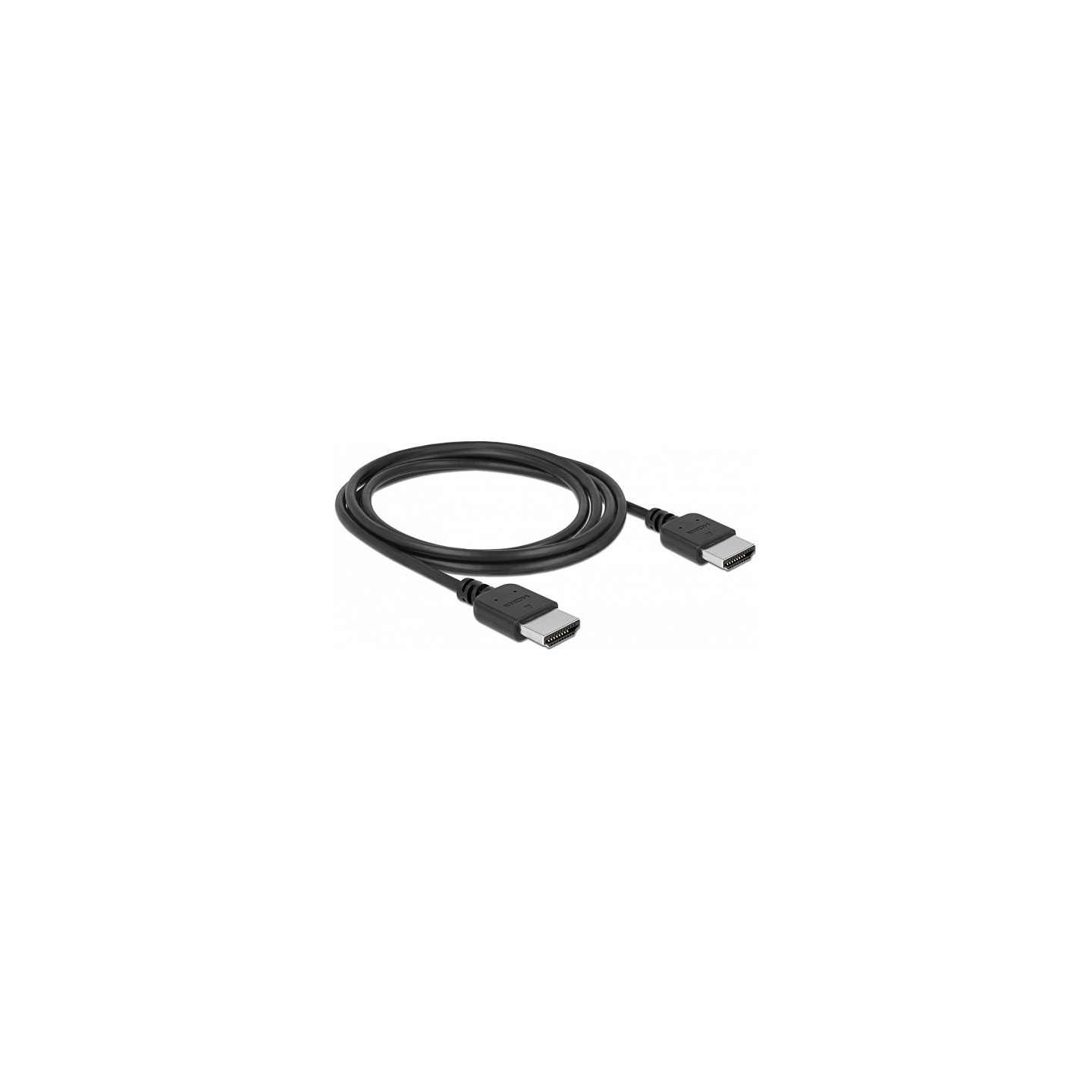 DeLock HDMI (ST-ST) 2m Anschlusskabel 4K 60Hz Schwarz — Buy in Cyprus with Fast Delivery