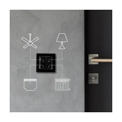 Shelly Accessories 'Wall Switch 4' Wandtaster 4-fach Schwarz — Buy in Cyprus with Fast Delivery