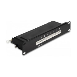 Delock 10? Patchpanel 8 Port Cat.6A 1 HE schwarz — Buy in Cyprus with Fast Delivery