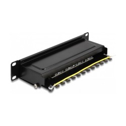Delock 10? Patchpanel 8 Port Cat.6A 1 HE schwarz — Buy in Cyprus with Fast Delivery