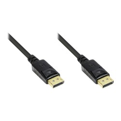 GoodConnections DisplayPort 1.2 (ST-ST) 2m Anschlusskabel 4K 60Hz Schwarz — Buy in Cyprus with Fast Delivery