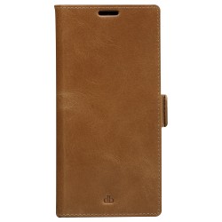 dbramante1928 Copenhagen Slim - Flip-Hlle fr Mobiltelefon - genarbtes Leder - Hellbraun - fr Samsung Galaxy S22 U