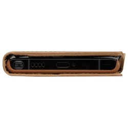 dbramante1928 Copenhagen Slim - Flip-Hlle fr Mobiltelefon - genarbtes Leder - Hellbraun - fr Samsung Galaxy S22 U