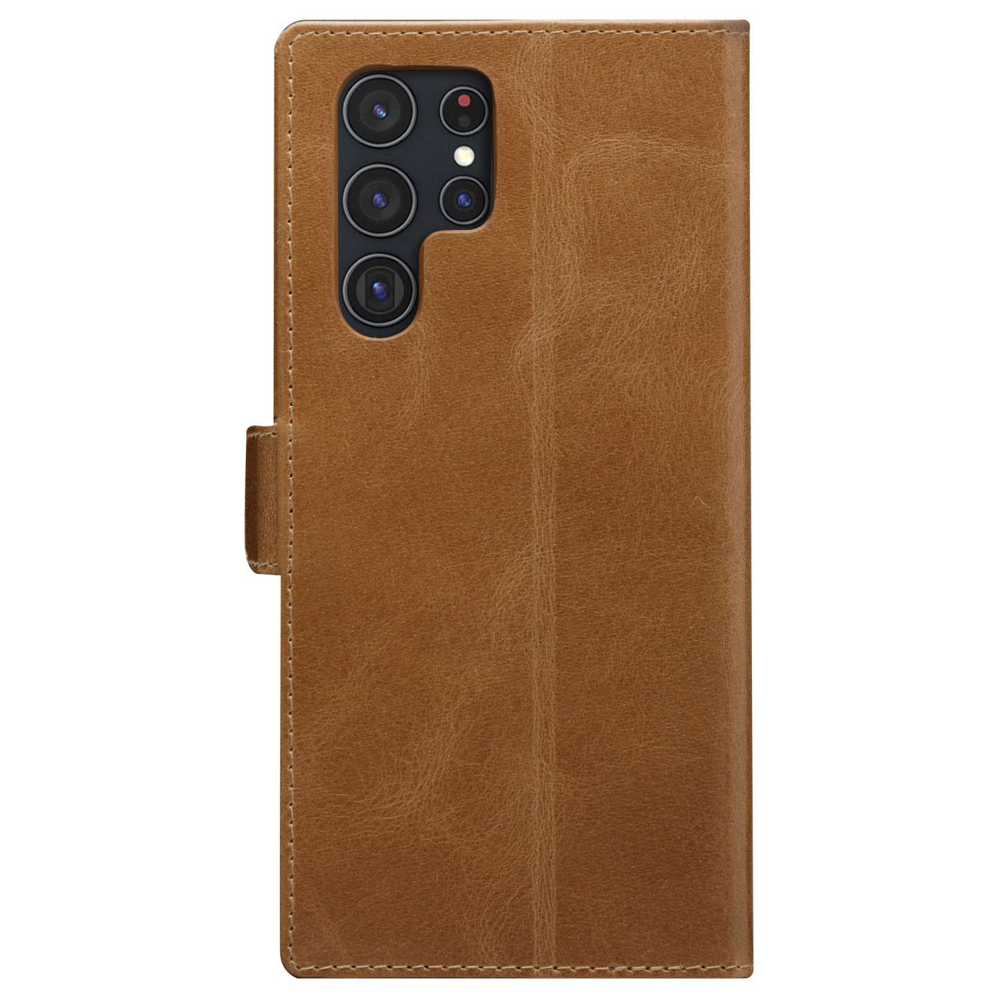 dbramante1928 Copenhagen Slim - Flip-Hlle fr Mobiltelefon - genarbtes Leder - Hellbraun - fr Samsung Galaxy S22 U