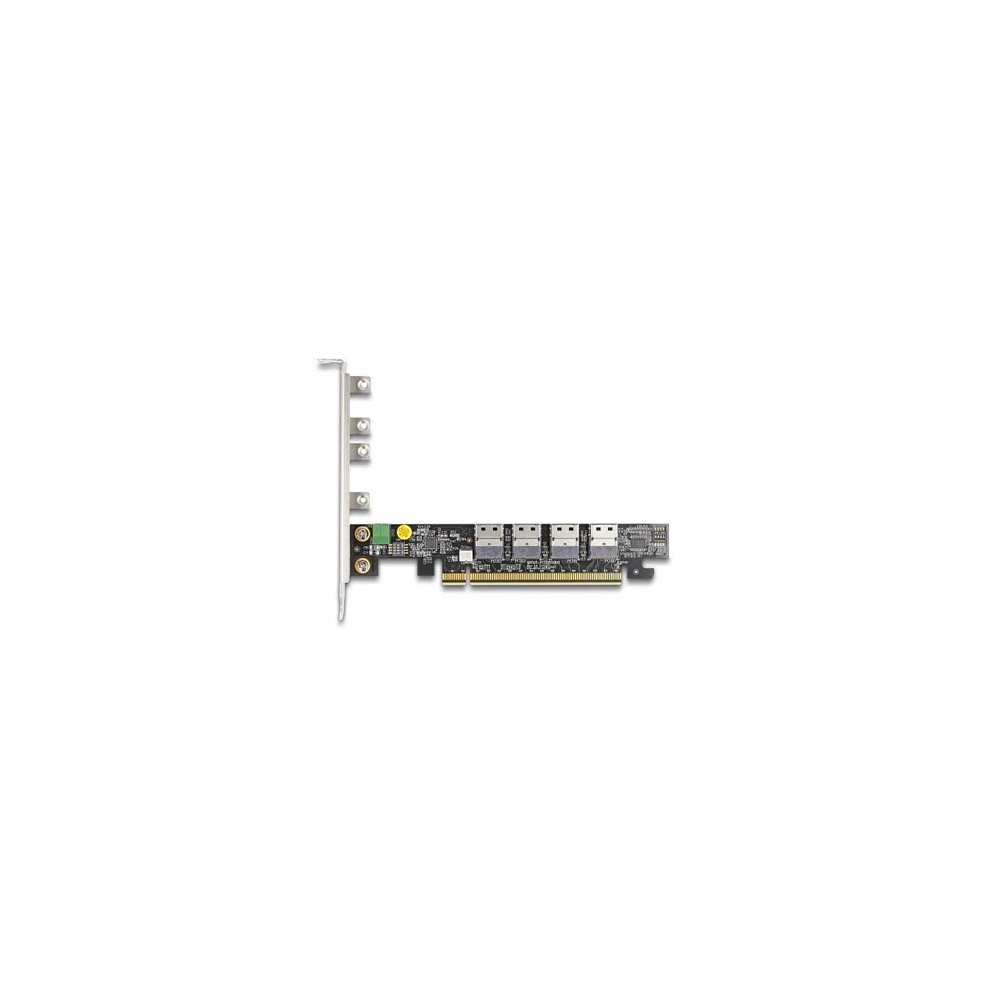 PCI Express x16 Karte zu 4 x intern SFF-8654 4i NVMe - Bifurcation — Buy in Cyprus with Fast Delivery